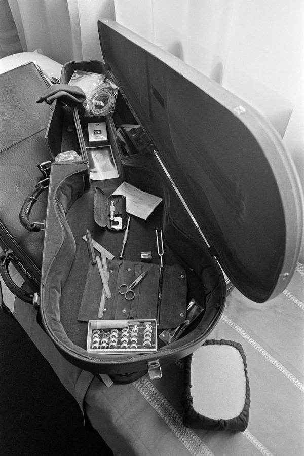 Julian Bream's guitar case