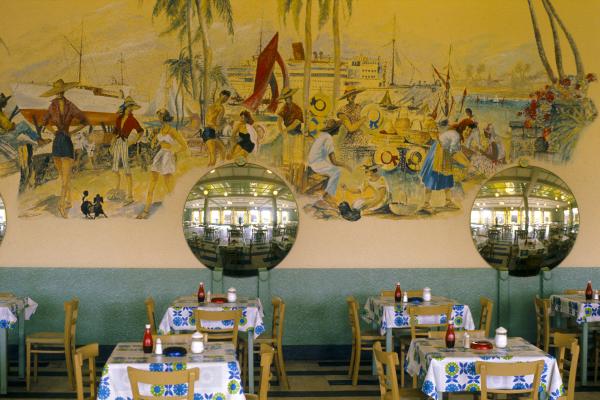 Windsor dining room. Butlin’s Filey, Yorkshire. 1972