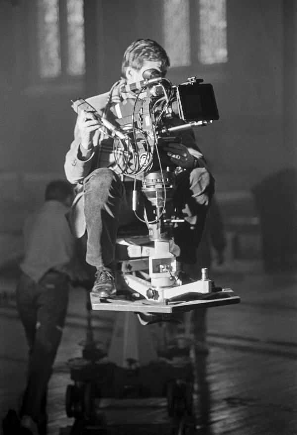 Hindemith. Tony Palmer [director] on the camera crane