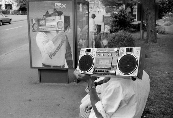Ghetto blaster, Bromley. July 1985