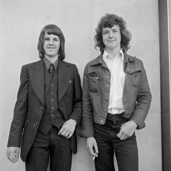 Left David Leigh, right Tommy Kemp, Southampton. May 1974