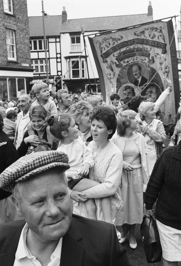 Procession, Durham Miners’ Gala, Durham. July 1983