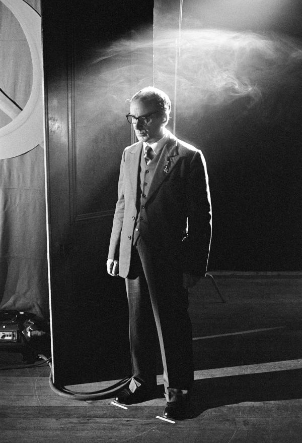 Colin Hurst [Stalin's secretary].  Location: Haigh Hall, Wigan.  February 1987