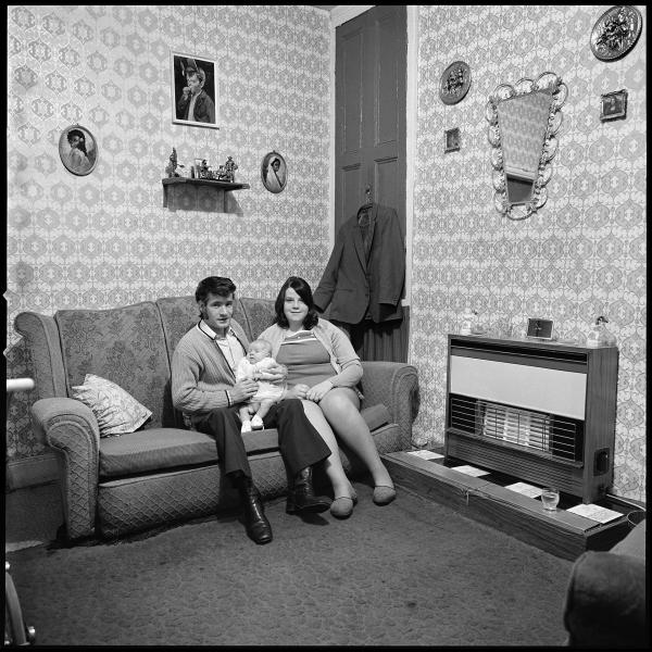 Residents of June Street, Salford. 1973