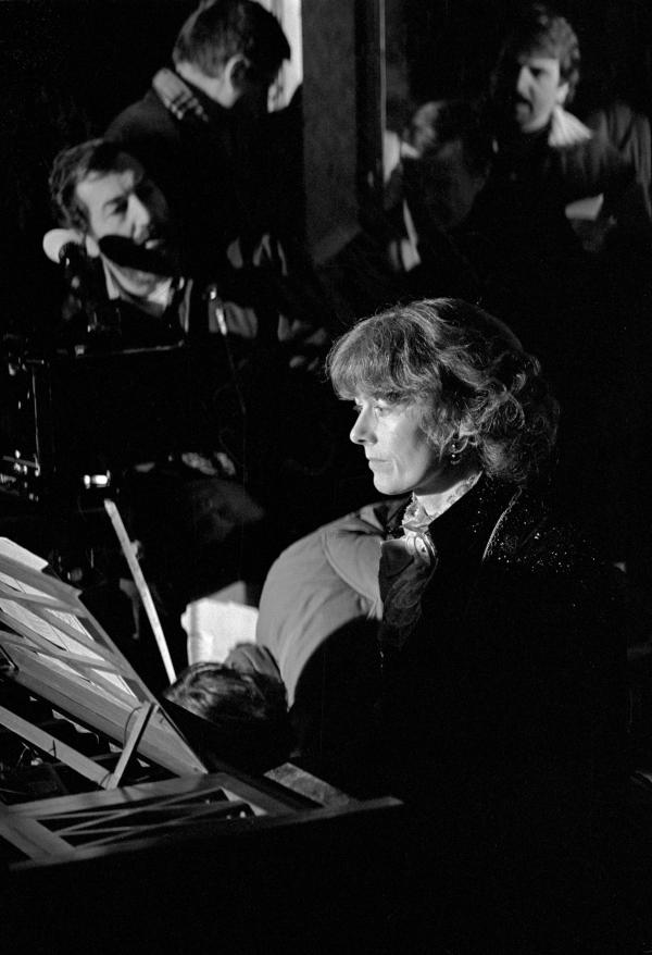 Vanessa Redgrave [Cosima] on the set of 'Wagner'. Venice 1982