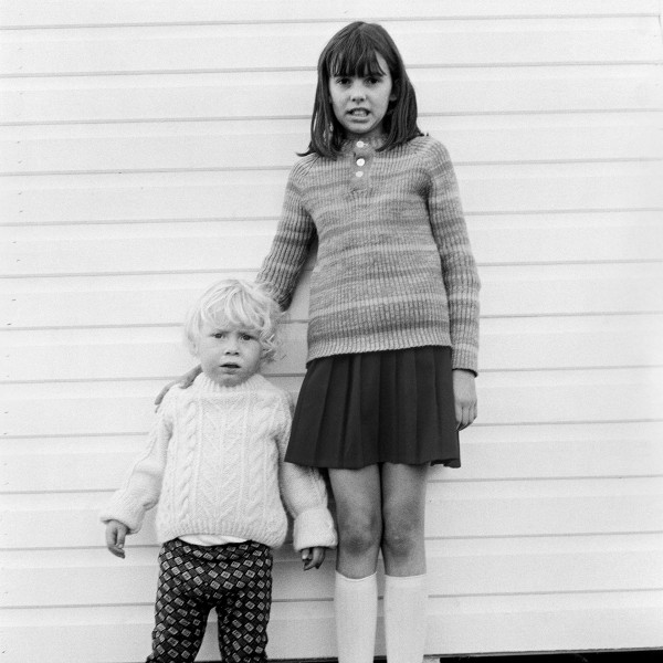Brother and sister, Martin and Debbie Pout, Hartlepool, Cleveland. September 1974
