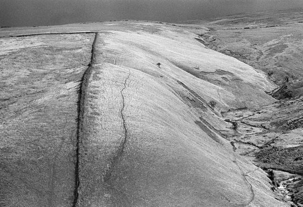 Widdop Moor, West Yorkshire.  October 1980