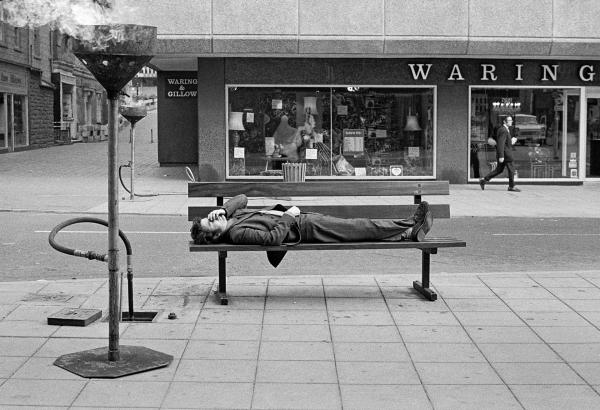 Afternoon of gas-conversion Sunday (town gas to North Sea gas), Newcastle upon Tyne. September 1974