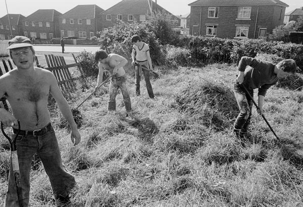 Youth Opportunities (YOPS) scheme, Spennymoor, Co. Durham. August 1981