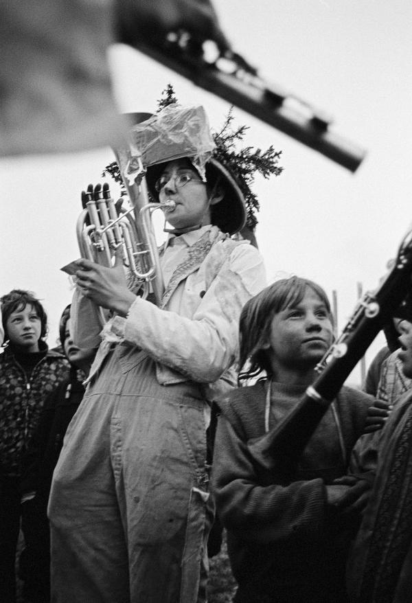 Mayday celebration, Burnley and Barrowford along the Leeds-Liverpool canal. 1 May 1976