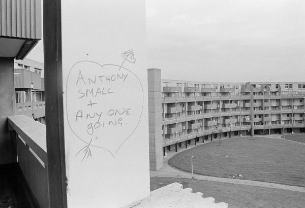 ‘Anthony Small and anyone going’, Hulme, Manchester. September 1979