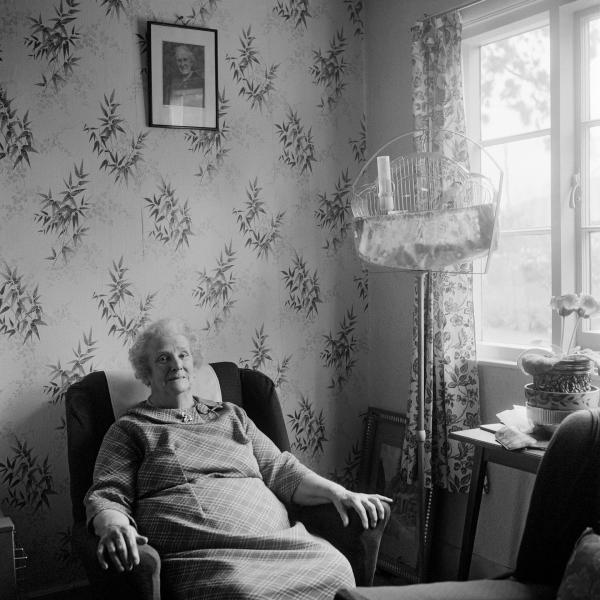 Mrs. Boxer Chandler, Great Washbourne, Gloucestershire. July 1974