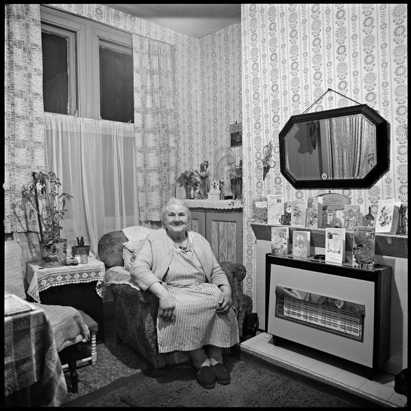 Resident of June Street, Salford. 1973