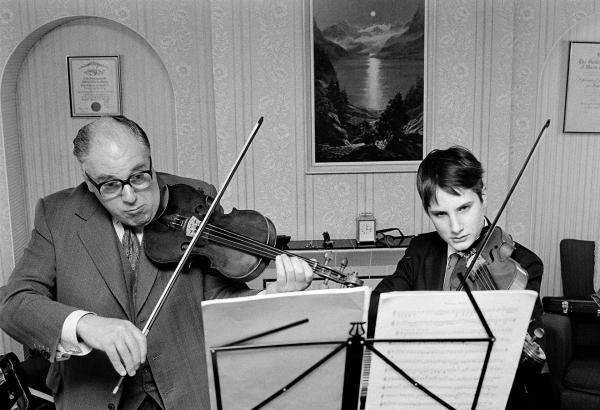 Sunday morning, private tuition, Bromley Common. January 1985