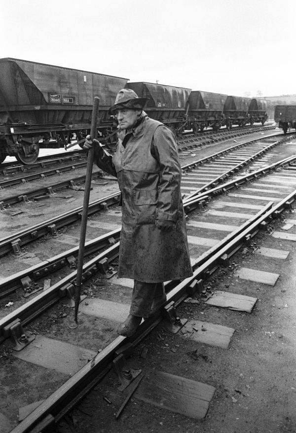 Railwayman, Shildon Wagon Works, Durham. February 1983