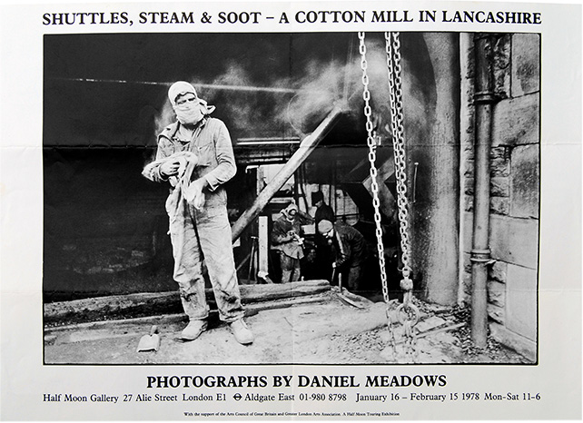 Poster of the Camerawork travelling exhibition Shuttles, Steam & Soot